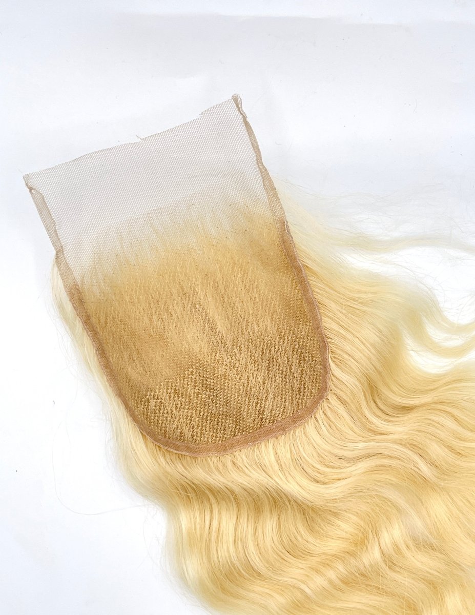 Indian Blonde 5x5 Closure - HENOYA HAIR LABELHair Extensions